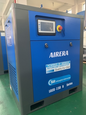LGCD-7.5KW 4800 M3/hr охлаждающий воздушный поток винтовый воздушный компрессор с интеллектуальным управлением
