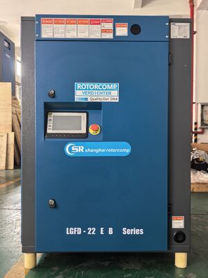 Shanghai Rotorcomp LGFD-22E B Air Cooling Screw Air Compressor Designed for Industrial Air Compression and Energy Saving (Шанхайский роторкомп)